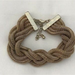 Large Goldtone Link Chunky Chain Bracelet